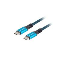 Kabel USB C Lanberg Blauw 50 cm - thumbnail