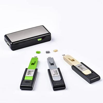 Smartkeeper UL04P1GY Mini-USB-B-poortslot Set van 10 stuks Grijs Zonder sleutel