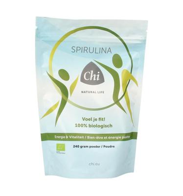 Chi Spirulina poeder bio 240 Gram