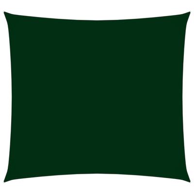 Zonnescherm vierkant 5x5 m oxford stof donkergroen