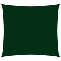 Zonnescherm vierkant 5x5 m oxford stof donkergroen - thumbnail