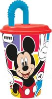 Beker met Rietje Mickey Mouse CZ11364 430 ml - thumbnail