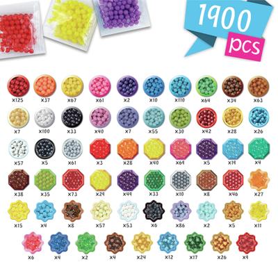Aquabeads 4-in-1 knutselset 1900-delig - thumbnail
