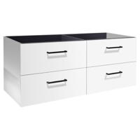 Onderkast Differnz Hilde120x50x45.5 cm Hoogglans Wit Differnz - thumbnail