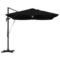VidaXL Parasol zwart 351 x 250 x 253 cm polyester en aluminium - thumbnail