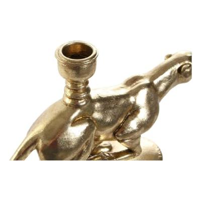 Kroonkandelaar DKD Home Decor Gouden Hars Aluminium Luipaard Tropisch Kroonkandelaar 25 x 6 x 14 cm Kroonkandelaar DKD Home Decor Gouden Hars Aluminium Luipaard Tropisch Kroonkandelaar 25 x 6 x 14 cm