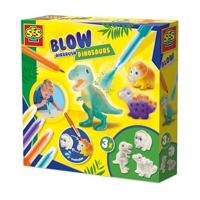 SES Creative Ses blow airbrush pens - dinosaurussen, 3st. - thumbnail