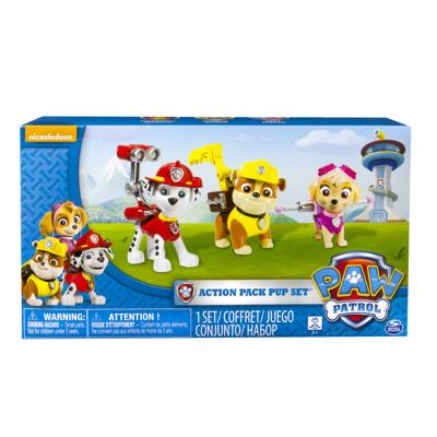 Paw Patrol Action Pack Pups 3 Stuks