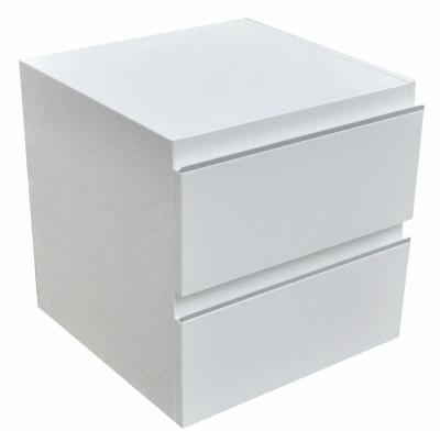 Wiesbaden Ladekast 450x450 hoogglans wit gelakt