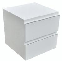 Wiesbaden Ladekast 450x450 hoogglans wit gelakt - thumbnail