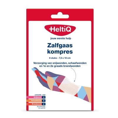Heltiq Zalfgaaskompres 7,5 x 10 cm