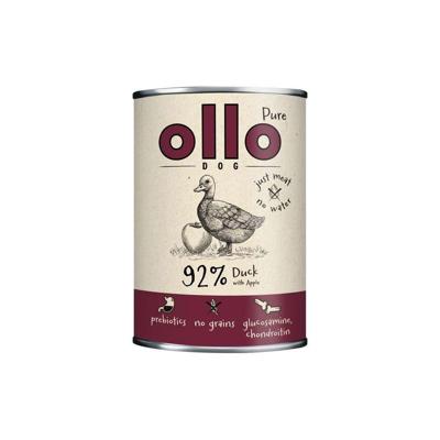 OLLO Pure Duck with apple - natvoer voor honden - 400g