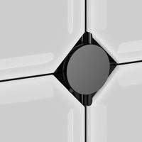 Schoenenrek 94,5x36,5x106 cm polypropeen zwart - thumbnail