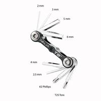 Topeak Ninja Master+ Toolbox T8 Multifunctioneel gereedschap 8 functies - thumbnail