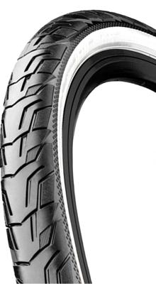 Continental buitenband ride city 28x1.75 (47-622) zwart/wit reflex