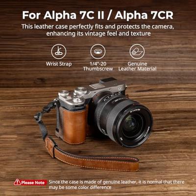 SmallRig Camera Leather Case Kit for Sony Alpha 7C II / Alpha 7CR 5015