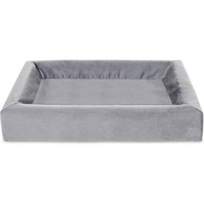 BIA BED ROYAL FLUWEEL OVERTREK HONDENMAND GRIJS BIA-70 85X70X15 CM