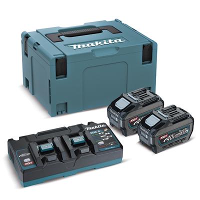 Makita accu startset xgt dc40rb/2xbl4050f