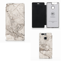 Huawei P9 Smartphonehoesje Marmer Beige - thumbnail