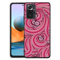 Xiaomi Redmi Note 10 Pro Leuk Telefoonhoesje Swirl Pink - thumbnail