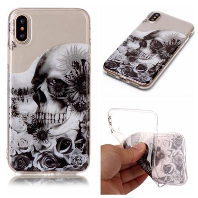 Softcase schedel hoes iPhone X / XS Softcase schedel hoes iPhone X / XS