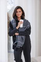 Pastunette dames Huispak - Zipper - Donkergrijs - thumbnail