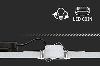 Paulmann 92959 LED-inbouwlamp Set van 3 stuks LED 18 W IJzer (geborsteld) Paulmann 92959 LED-inbouwlamp Set van 3 stuks LED 18 W IJzer (geborsteld)