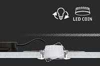 Paulmann LED-inbouwlamp voor badkamer Set van 3 stuks 18 W Aluminium (gedraaid) - thumbnail