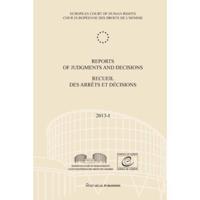 Reports of judgments and decisions - Recueil des arrets et decisions 2013-I - Paperback (9789462402027) - thumbnail