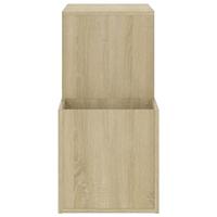 Opbergkast 105x35,5x70 cm spaanplaat sonoma eikenkleurig - thumbnail