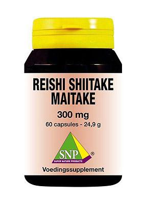 SNP Reishi shiitake maitake 300 mg 60 Vegetarische capsules