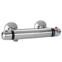 Go by Van Marcke Isiflow Thermostatische Douche Mengkraan - waterbesparend - hartafstand 15cm - veiligheidsblokkering - keramische schijven - rozetten - S-koppelingen LH2202 - thumbnail