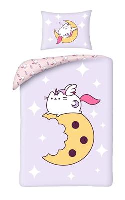 Pusheen dekbedovertrek eating cookie 140 x 200 cm polyester pre order