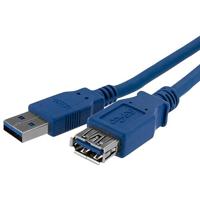 StarTech.com 1m SuperSpeed USB 3.0 Verlengkabel A naar A - Blauw M/F - thumbnail