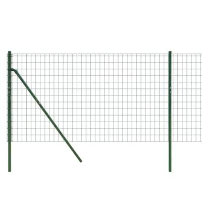VidaXL Draadgaashek 0,8x25 m gegalvaniseerd staal groen