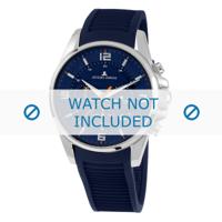 Jacques Lemans horlogeband 1-1799C Rubber Blauw - thumbnail
