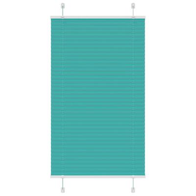 Pliss rolgordijn 80x150 cm stofbreedte 79,4 cm petrol groen Pliss rolgordijn 80x150 cm stofbreedte 79,4 cm petrol groen