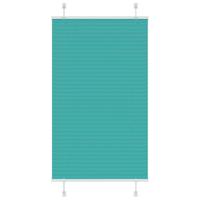 Pliss rolgordijn 80x150 cm stofbreedte 79,4 cm petrol groen - thumbnail