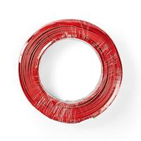 Speaker-Kabel | 2x 0,75 mm2 | 100 m | Folieverpakking | Zwart/Rood - thumbnail
