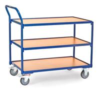 Fetra Hauptartikel 2750 Tafelwagen Staal Poedercoating Laadvermogen (max.): 250 kg Stralend blauw (RAL 5007) - thumbnail