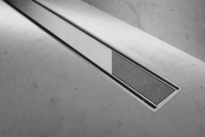 Easy Drain Compact TAF afvoergoot enkele plaat 120cm 50mm met Zero design rooster RVS edcomtaf1200-50