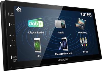 Kenwood DMX129DAB Autoradio met scherm dubbel DIN Bluetooth handsfree, DAB+ tuner, Aansluiting voor achteruitrijcamera, Aansluiting voor stuurbediening Kenwood DMX129DAB Autoradio met scherm dubbel DIN Bluetooth handsfree, DAB+ tuner, Aansluiting voor achteruitrijcamera, Aansluiting voor stuurbediening