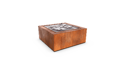 Watertafel Taula Quadra 100 x 100 x 40 cm Waterornament Geroba - Geroba