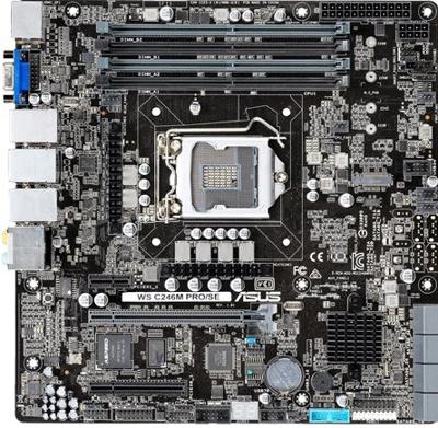 WS C246M PROSE - Moederbord - micro ATX - LGA1151 Socket - C246 chipset - USB 3.1 Gen 1, USB 3.1 Gen 2 - 2 x Gigabit LAN WS C246M PROSE - Moederbord - micro ATX - LGA1151 Socket - C246 chipset - USB 3.1 Gen 1, USB 3.1 Gen 2 - 2 x Gigabit LAN