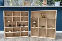 Tickit Houten Sorteerbak 7 vakjes - thumbnail