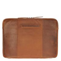 Chesterfield Ray lederen laptop sleeve hoes 13 inch cognac - thumbnail