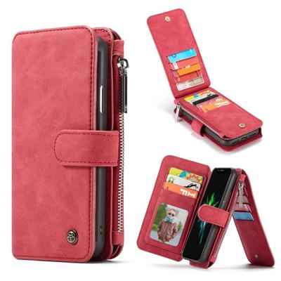 Caseme luxe portemonnee hoes - iPhone XR - rood Caseme luxe portemonnee hoes - iPhone XR - rood