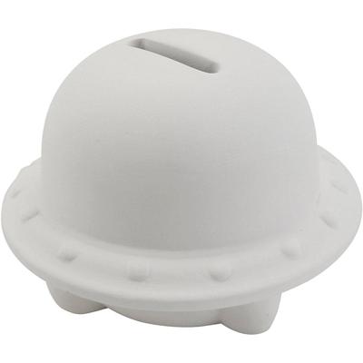 Creativ Company Dierenspaarpot, ufo, afm 9x9x8 cm, 6 stuk/ 1 doos