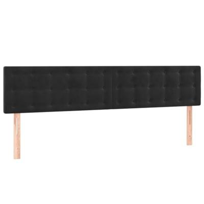 Bedframe zonder matras 120x190 cm fluweel zwart