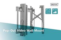 Digitus DA-90446 TV-beugel Variabele afstand tot de muur 114,3 cm (45) - 177,8 cm (70) Uittrekbaar, Kantelbaar, Kantelbaar en roteerbaar - thumbnail